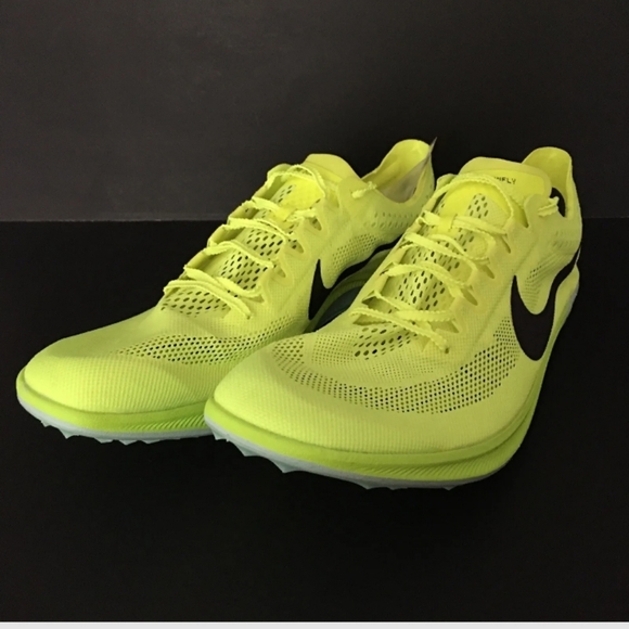 NWOB Nike Zoomx Dragonfly Track Spike Shoes Volt Mint Mesh Lightweight Men - Picture 8 of 15